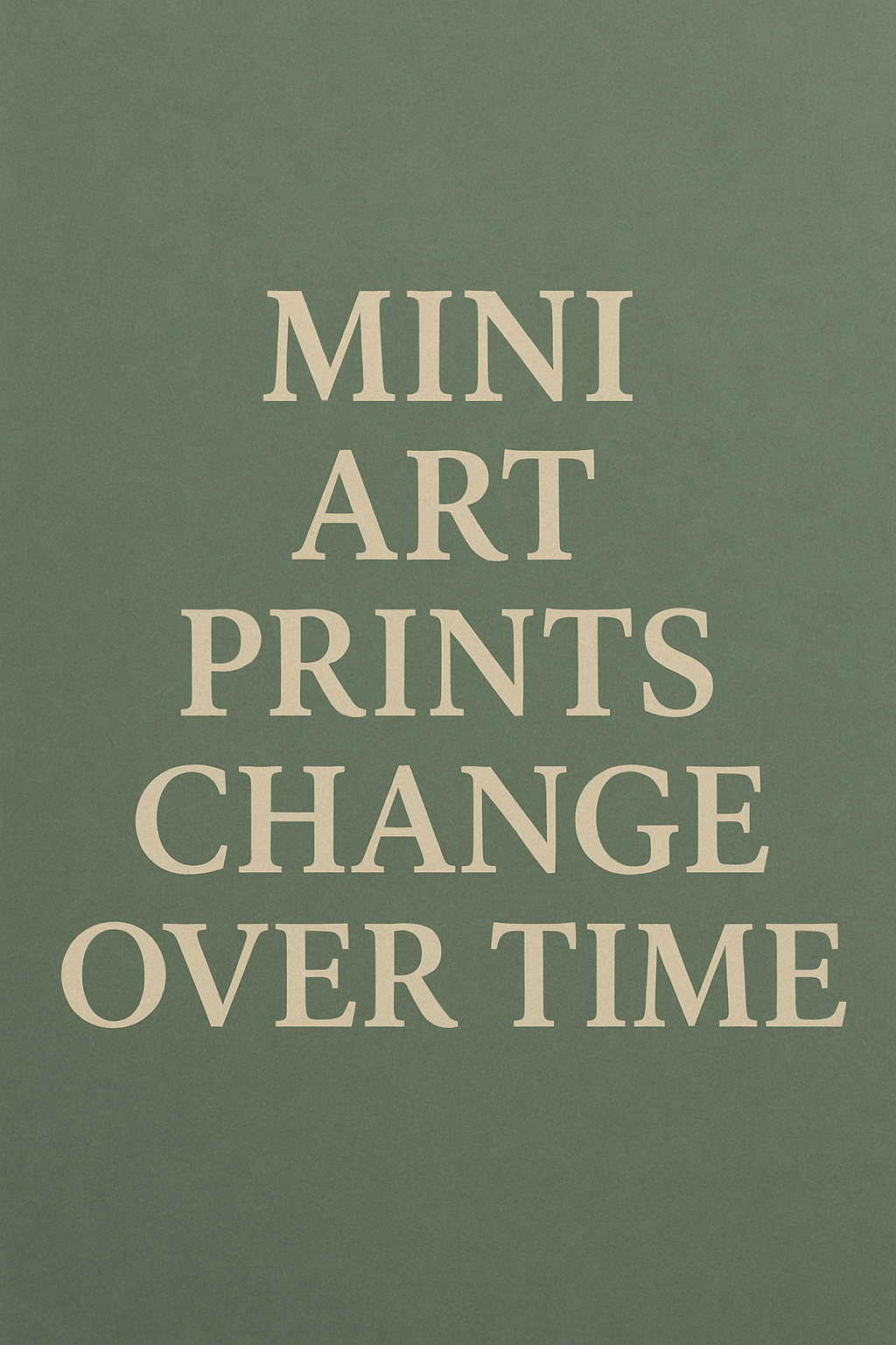 Mini Art Print - Mystery