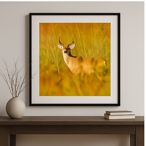 The Golden Hour Buck – Wildlife Photography Print | Framed Greetings