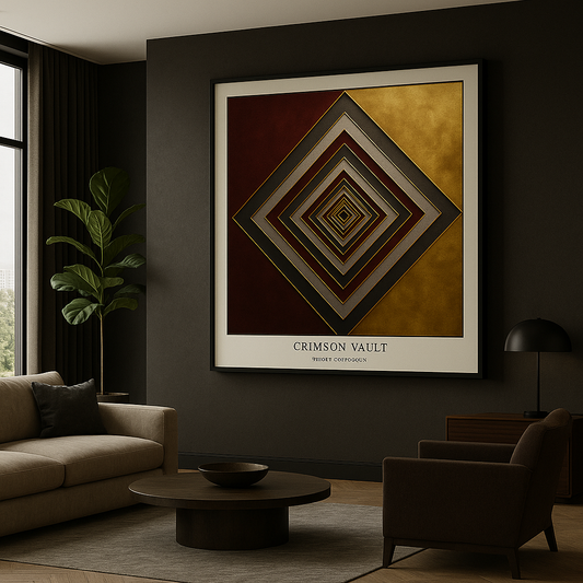 Crimson Vault Wall Art
