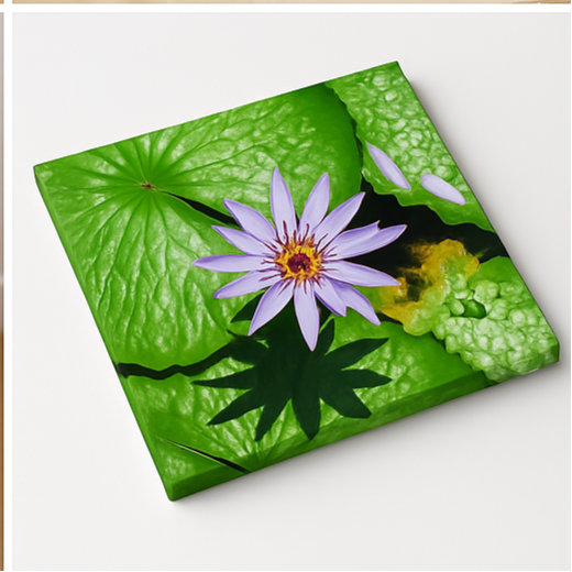 Lily in Light – Water Lily Photography Art Print | Framed Greetings