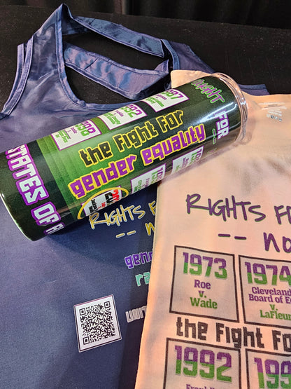 Framed Greetings Skinny Tumblers - History Gender-Equality-Tumbler