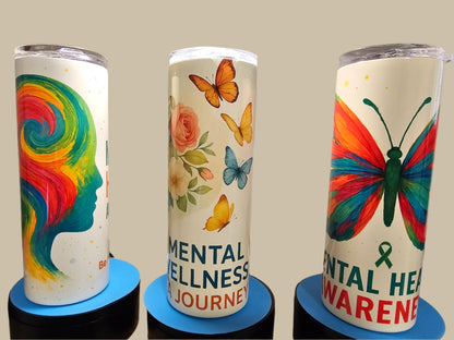 Skinny Tumblers - Mental Health Awareness Tumblers