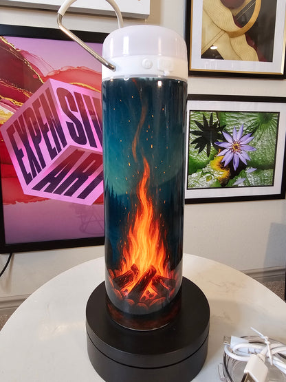 Lantern Tumbler – 20 oz Insulated Bottle with Light-Up Lid