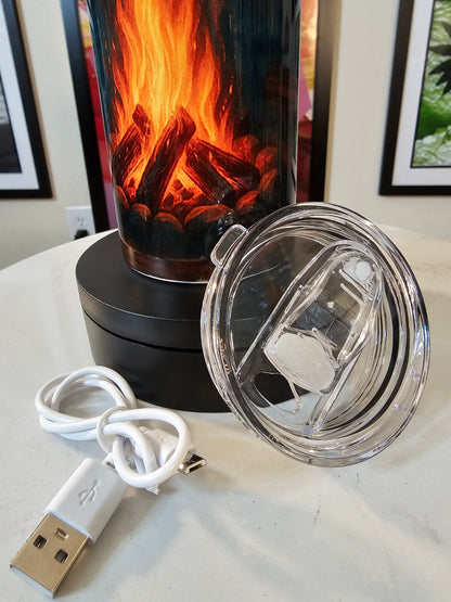 Lantern Tumbler – 20 oz Insulated Bottle with Light-Up Lid