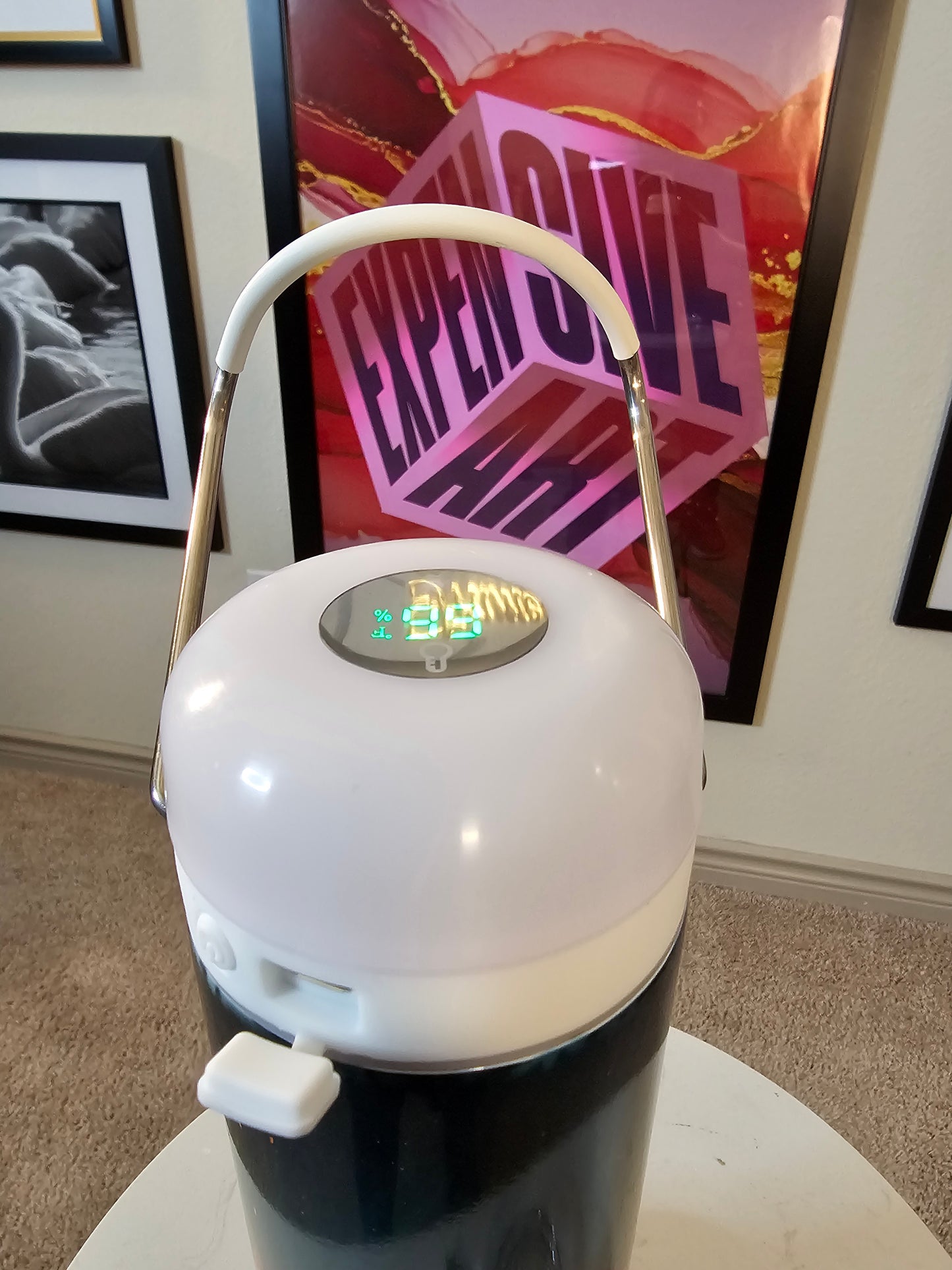 Lantern Tumbler – 20 oz Insulated Bottle with Light-Up Lid