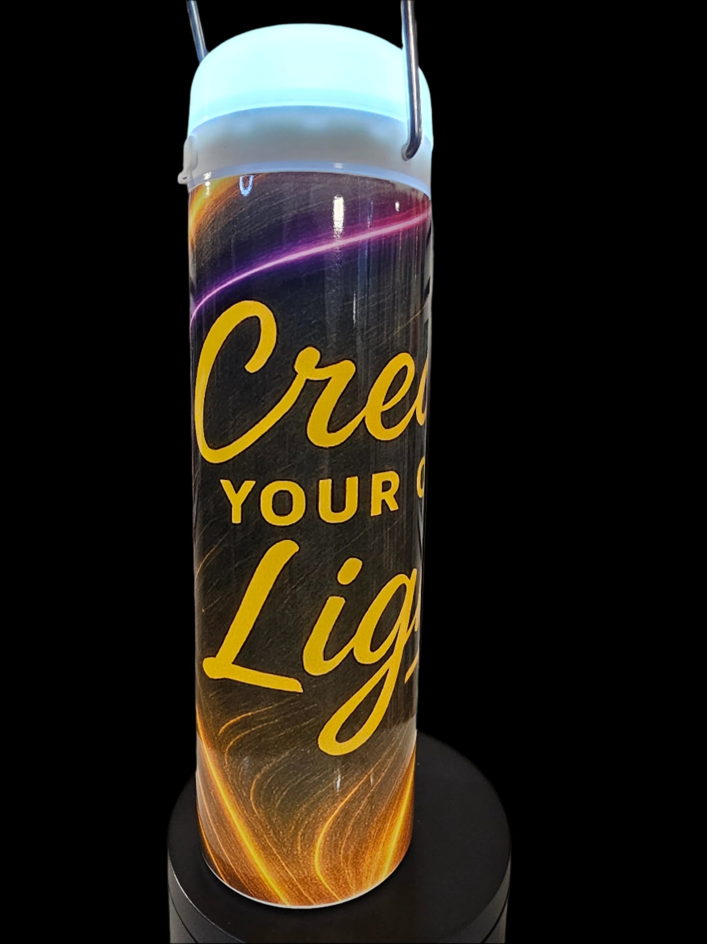 Lantern Tumbler – 20 oz Insulated Bottle with Light-Up Lid