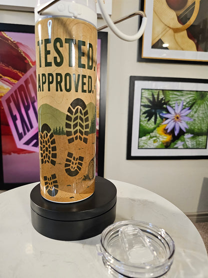 Lantern Tumbler – 20 oz Insulated Bottle with Light-Up Lid