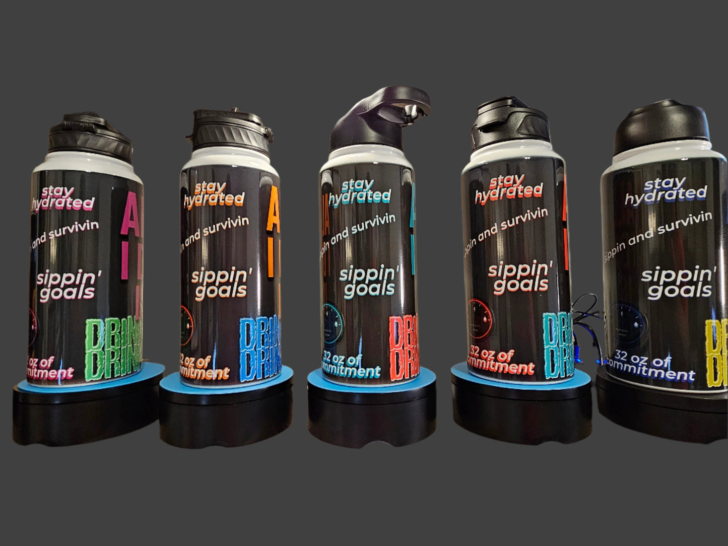 All I Do Is Drink – 32 oz Hydration Bottle with Attitude