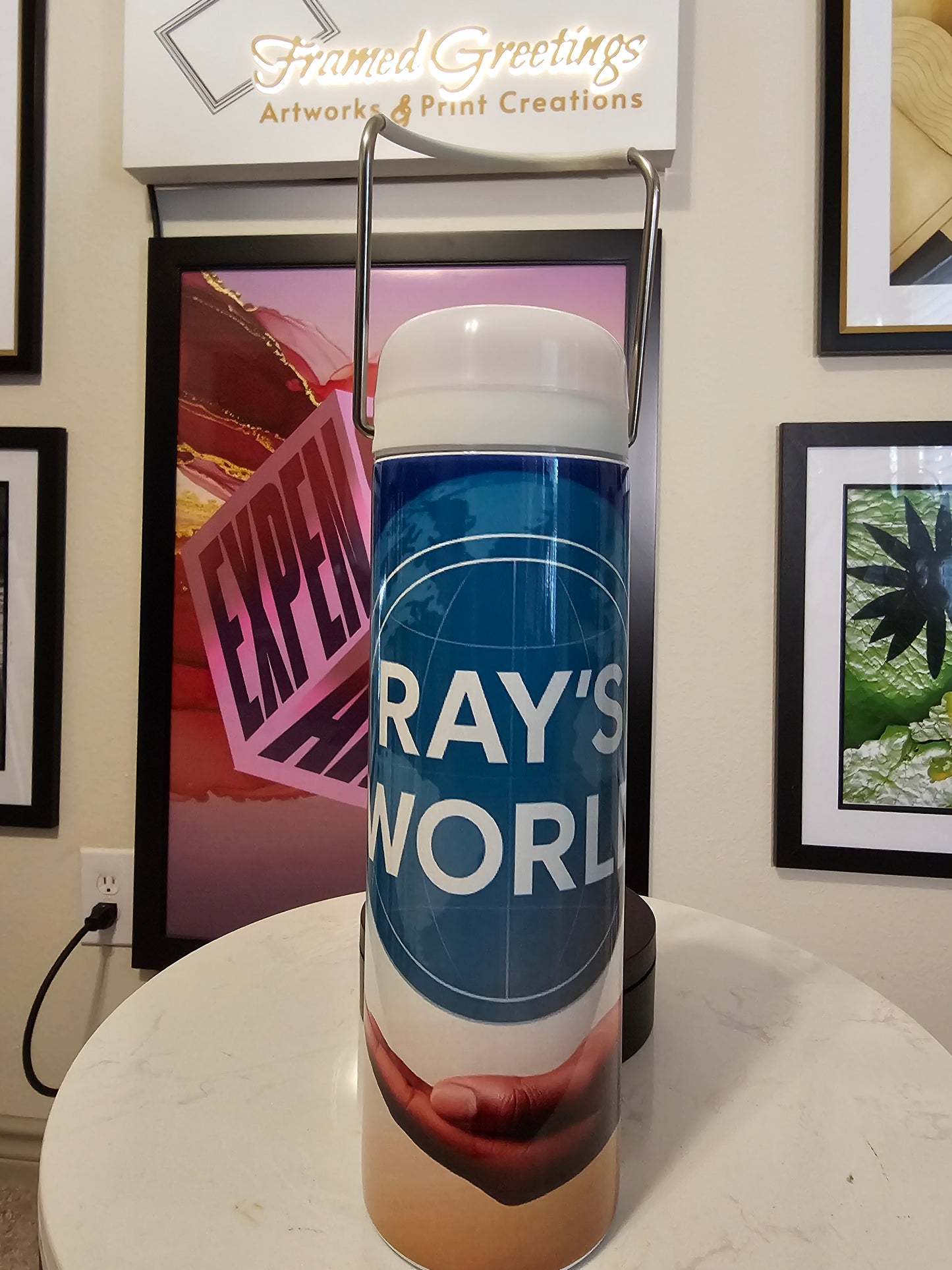 Personalized Lantern Tumbler – Custom Logo | 20 oz Insulated Drinkware