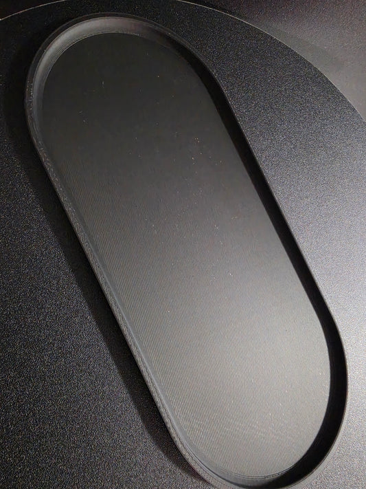 Sculptural Oval Display Tray