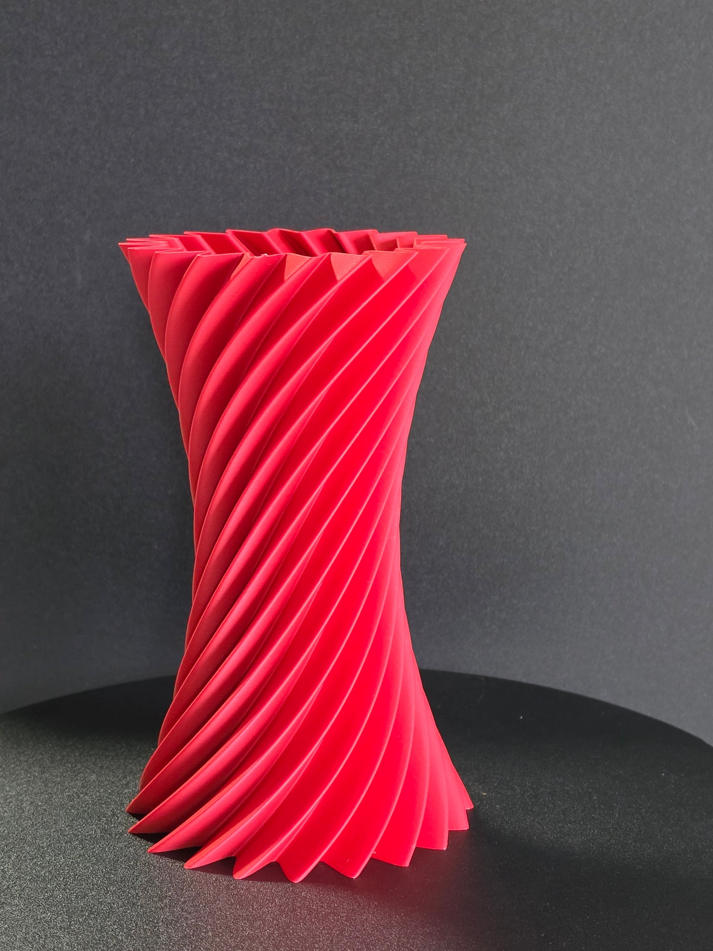Helix Twist Vase — 7" Modern Decorative Vase