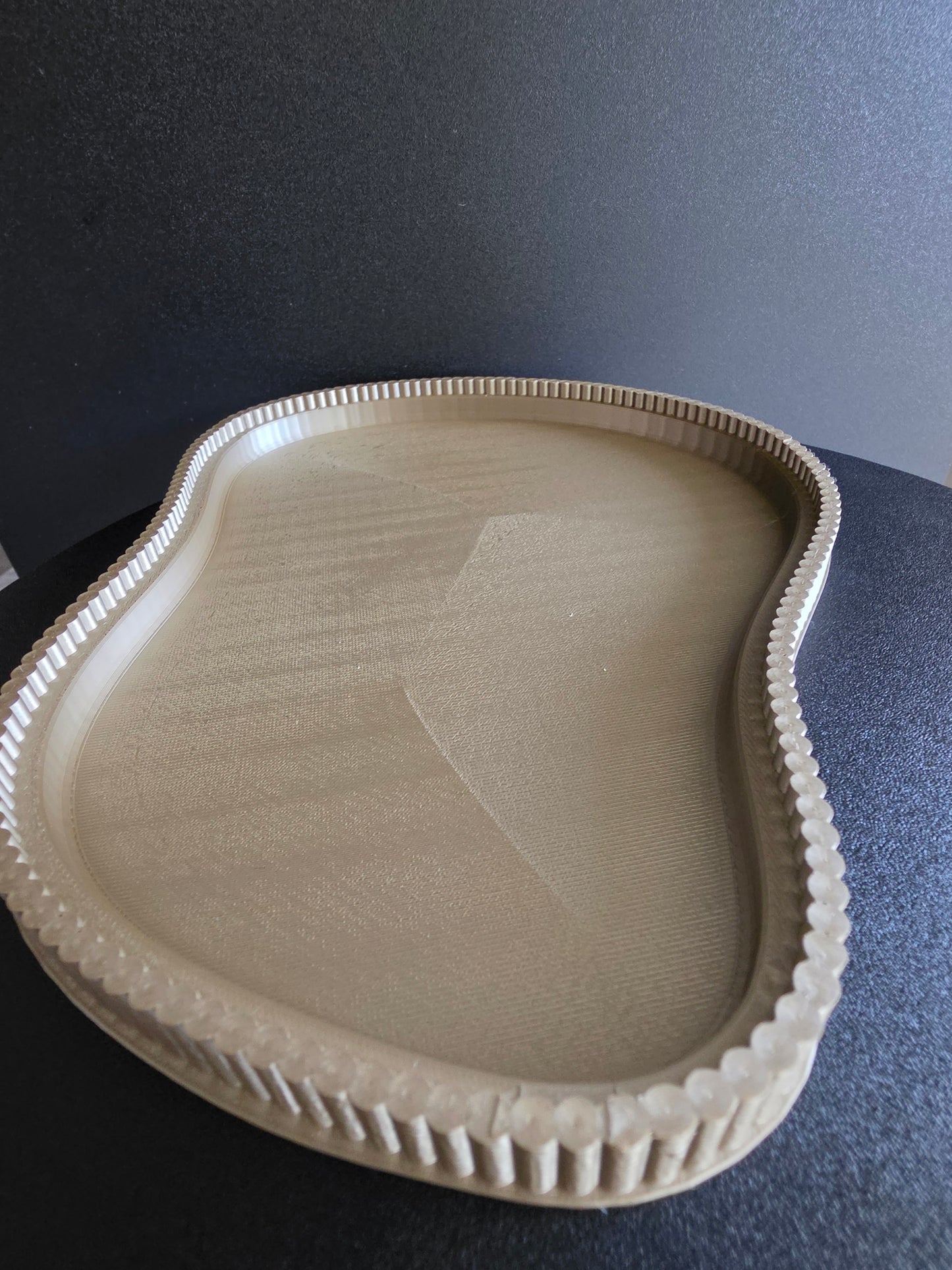 Sculptural Accent Tray — Modern Decorative Display Tray