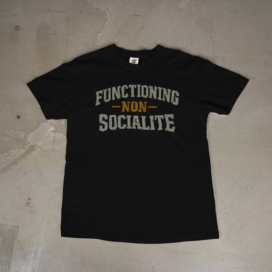 Functioning NonSocialite – Tri-Blend T-Shirt