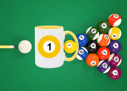 Mugs for the Pool Shark - Framed Greetings