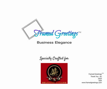 Custom Note Cards - Matte Framed Greetings