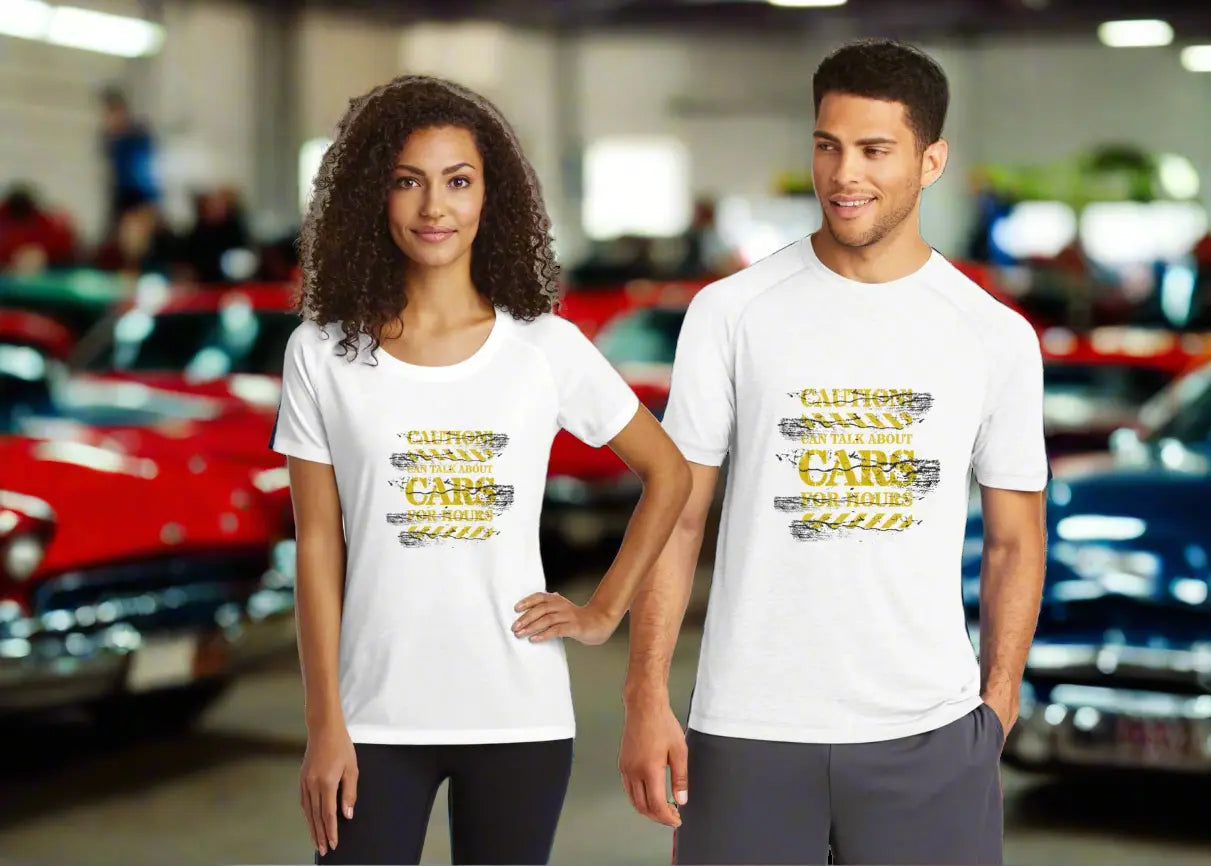 Can Talk About Cars For Hours- Short Sleeve Tee Framed Greetings