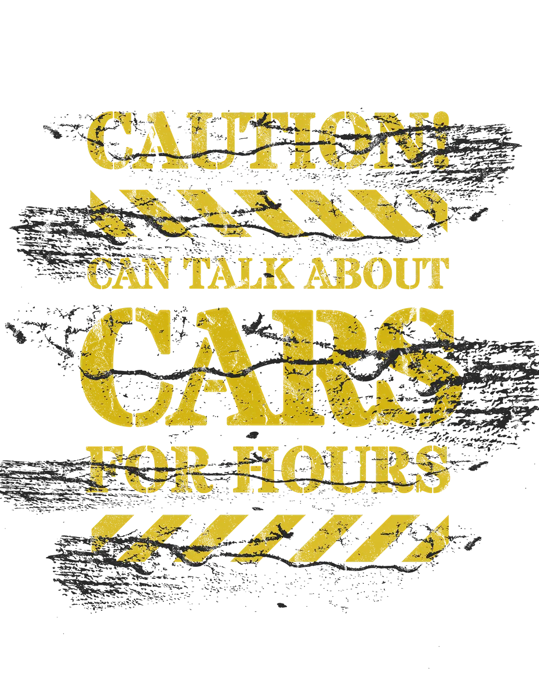 Can Talk About Cars For Hours- Short Sleeve Tee Framed Greetings