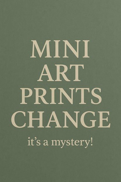 Mini Art Print - Mystery
