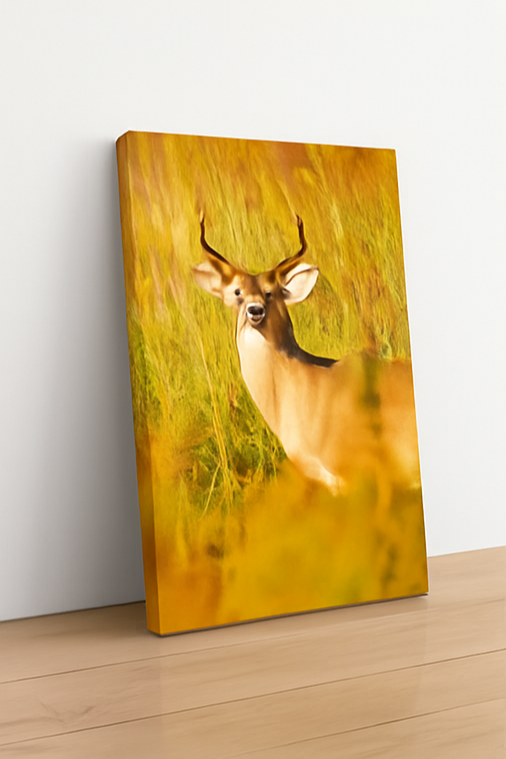 The Golden Hour Buck – Wildlife Photography Print | Framed Greetings