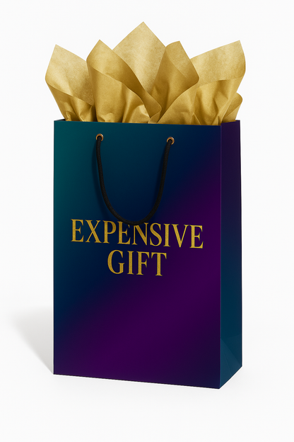 Expensive Gift — Premium Luxury Gift Bag by Framed Greetings