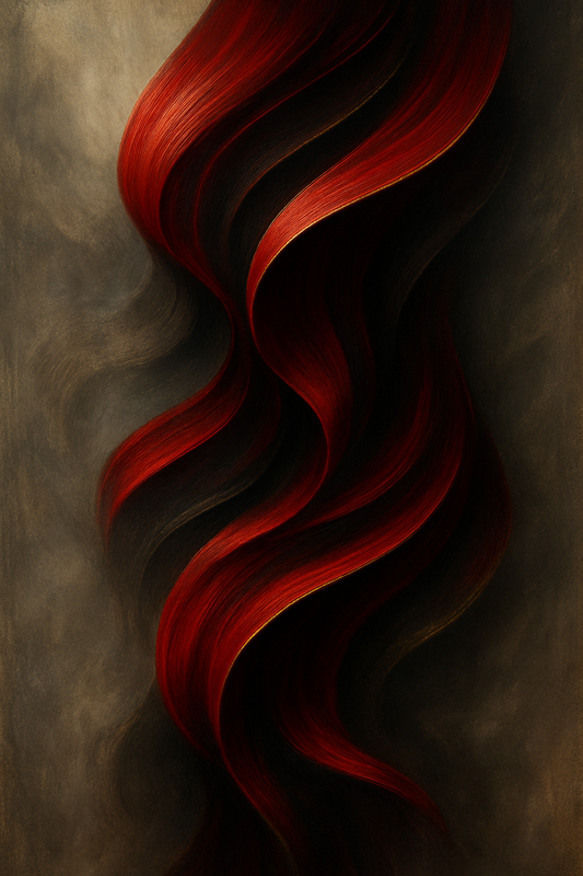 Crimson Cascade Wall Art