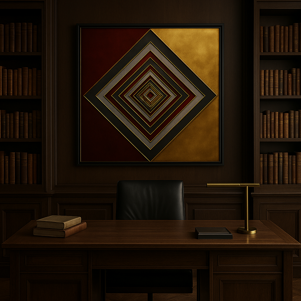 Crimson Vault Wall Art