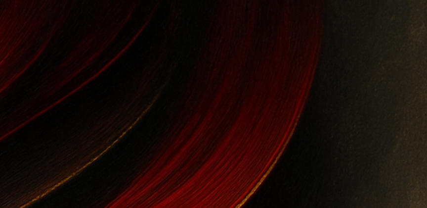 Crimson Cascade Wall Art