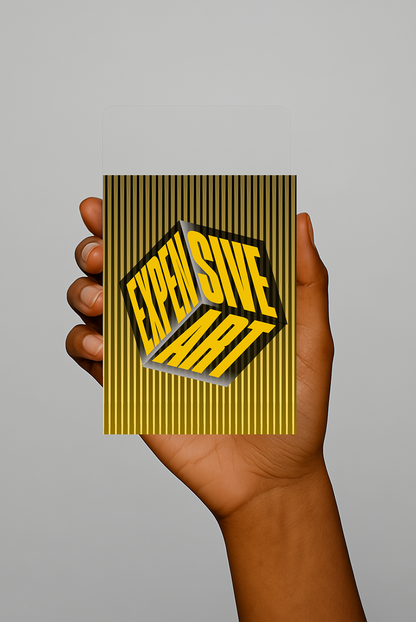 Expensive Art - Bold Statement Art Gold & Onyx Edition