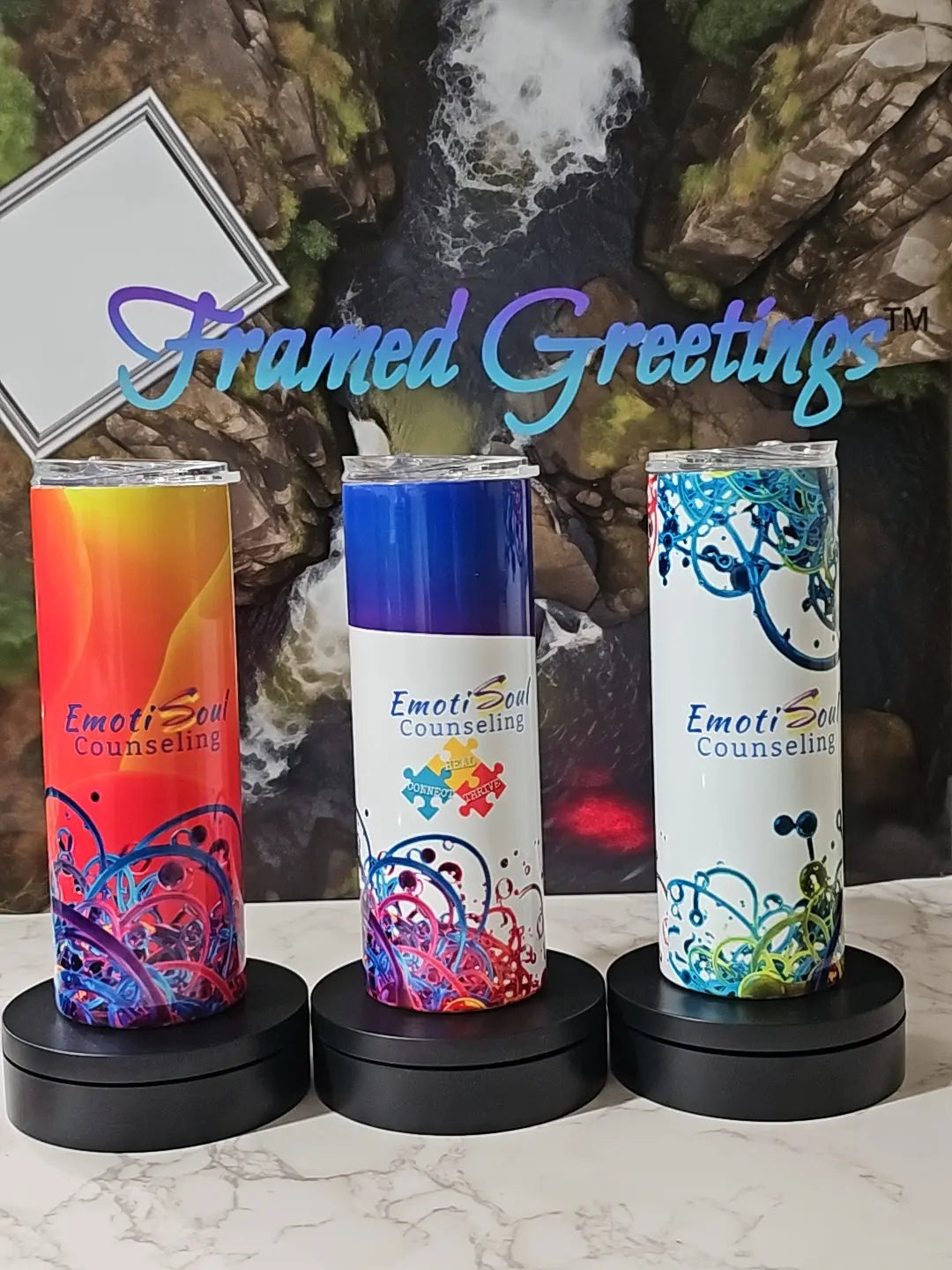 Skinny Tumblers - Personalized Framed Greetings