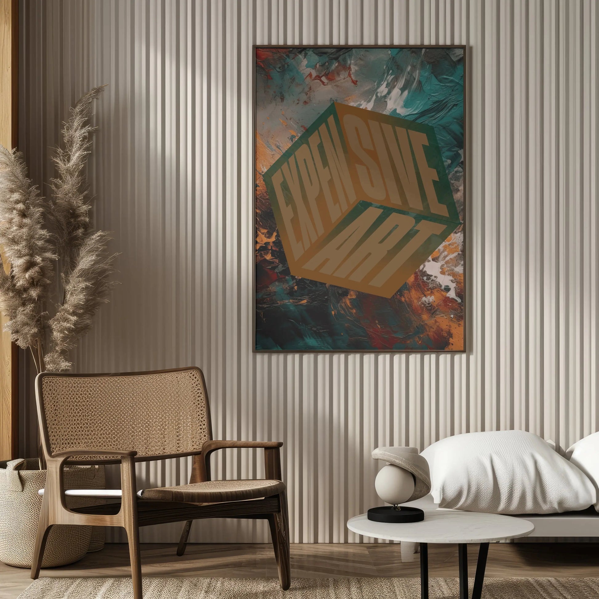 Expensive Art - Bold Statement Poster Wall Art Framed Greetings