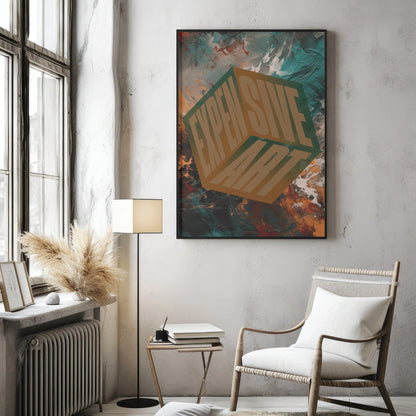 Expensive Art - Bold Statement Poster Wall Art Framed Greetings