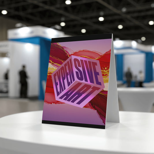 Expensive Art - Bold Statement Art (Red & Violet Edition)