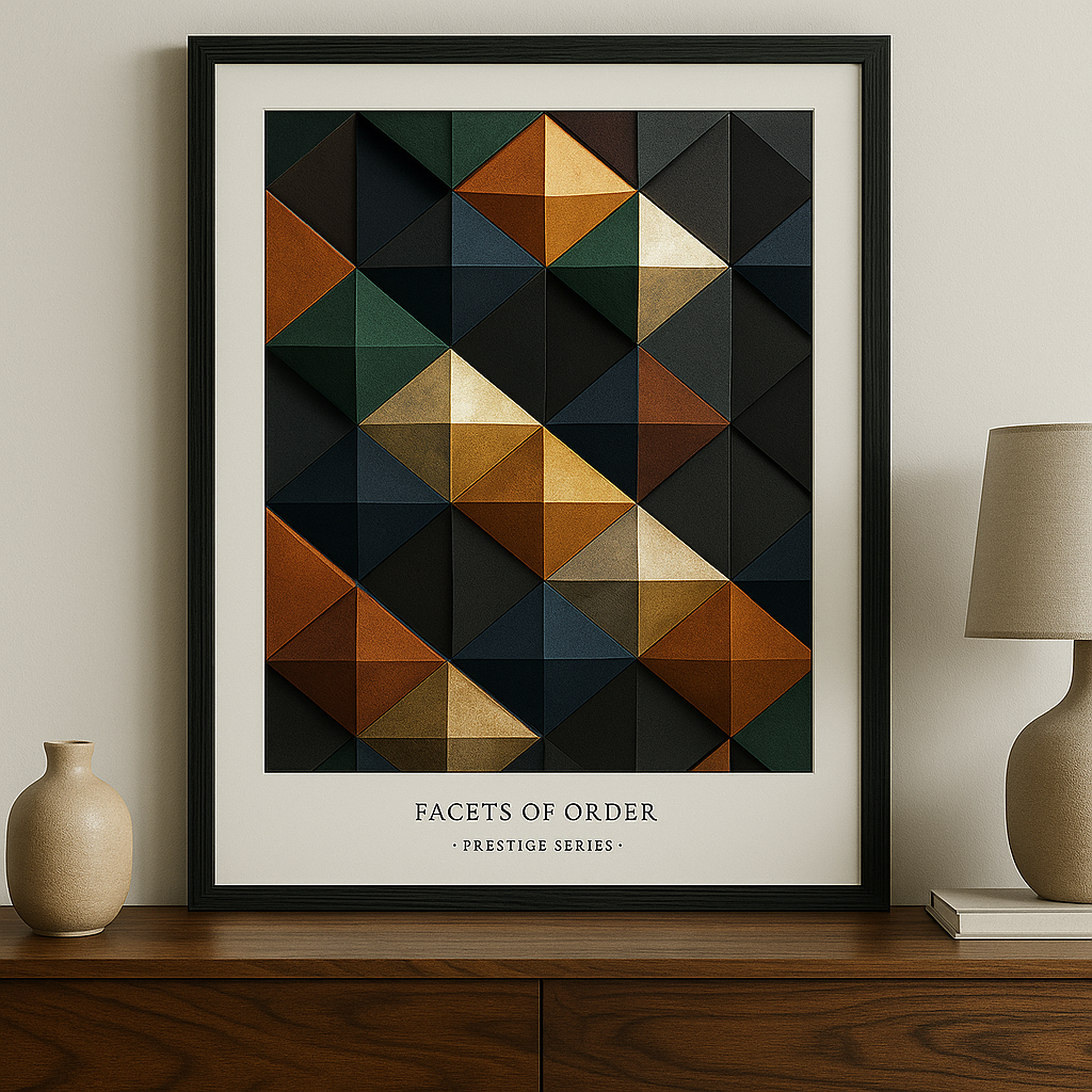 Facets of Order Wall Art