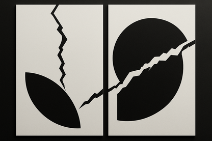 Fragmented Echoes Wall Art