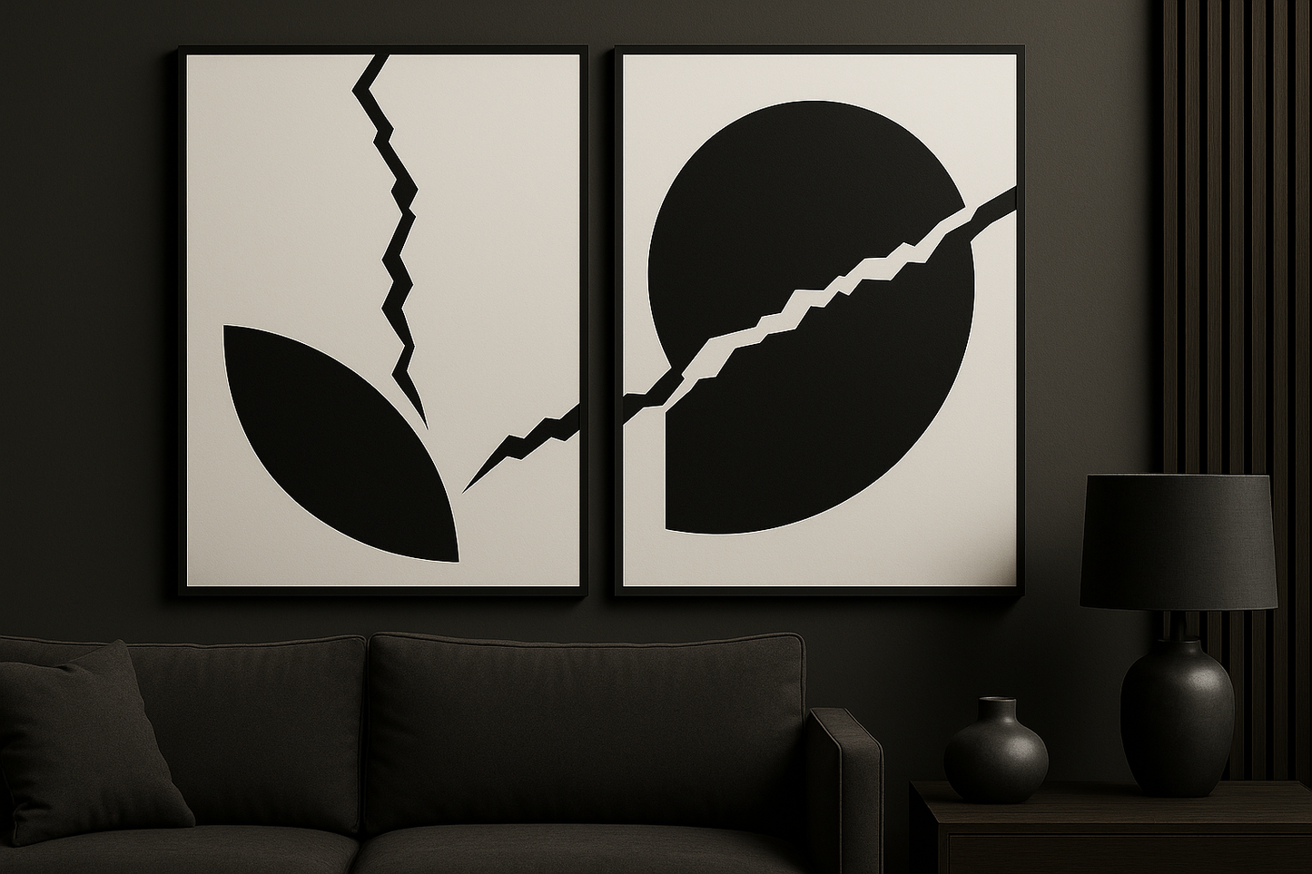 Fragmented Echoes Wall Art