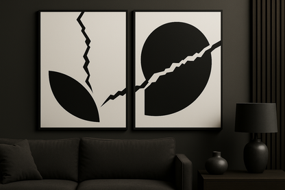 Fragmented Echoes Wall Art