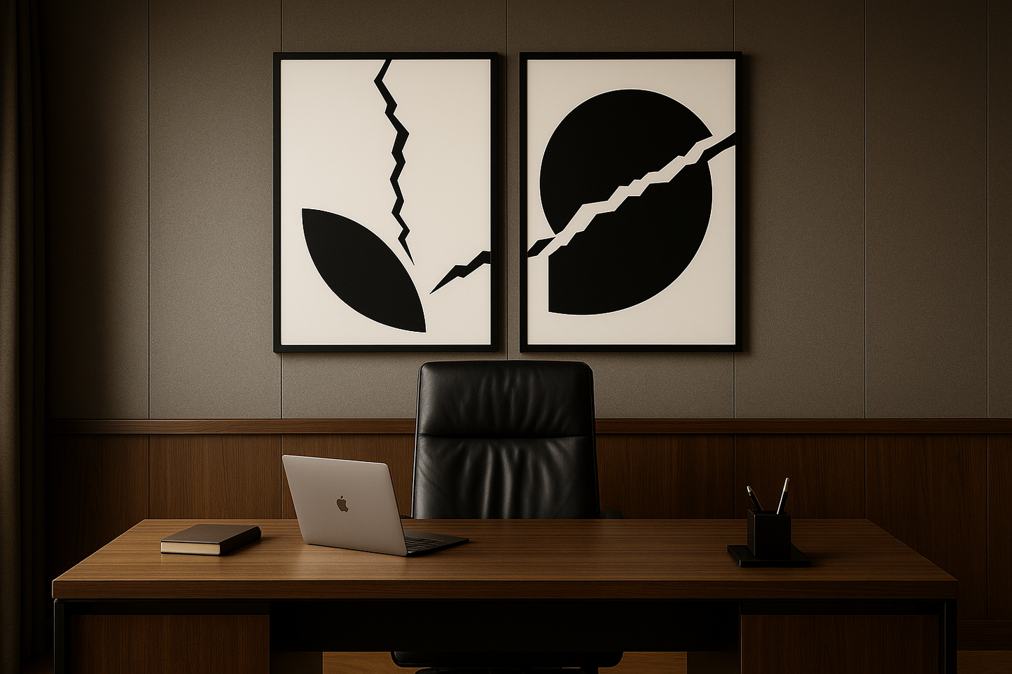 Fragmented Echoes Wall Art