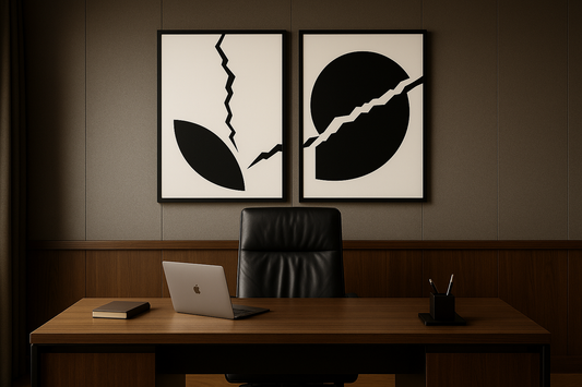 Fragmented Echoes Wall Art