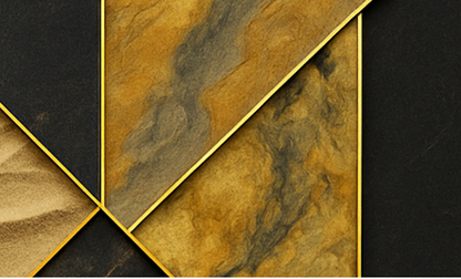 Gilded Fracture Wall Art