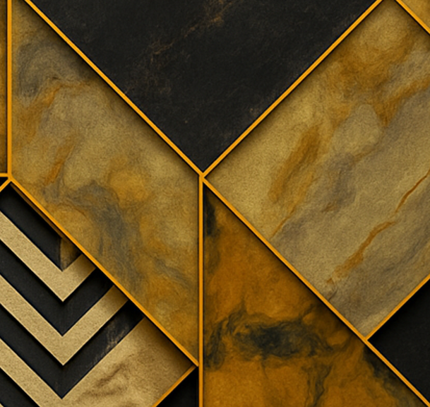 Gilded Fracture Wall Art
