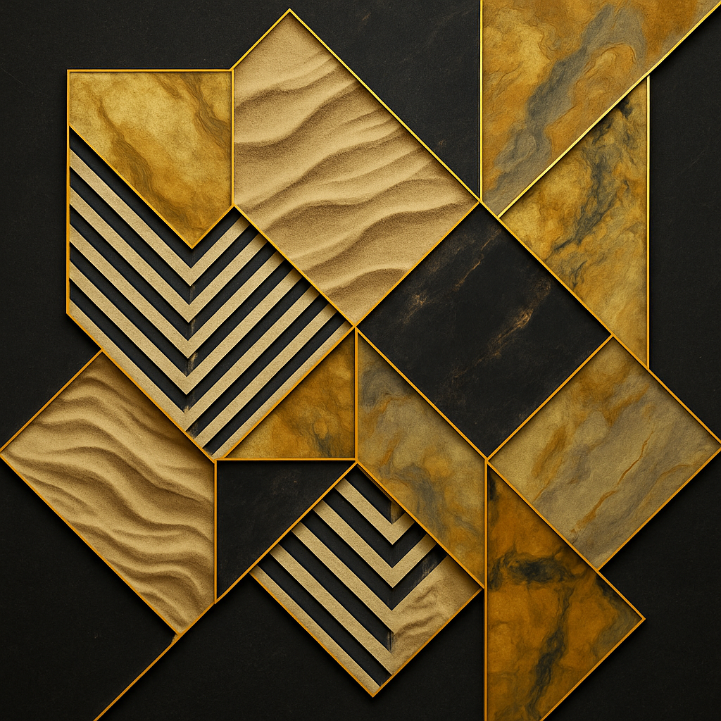 Gilded Fracture Wall Art