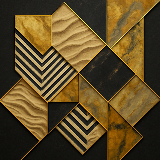 Gilded Fracture Wall Art