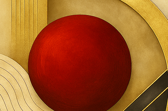 Gold Reprise – Abstract Landscape Wall Art