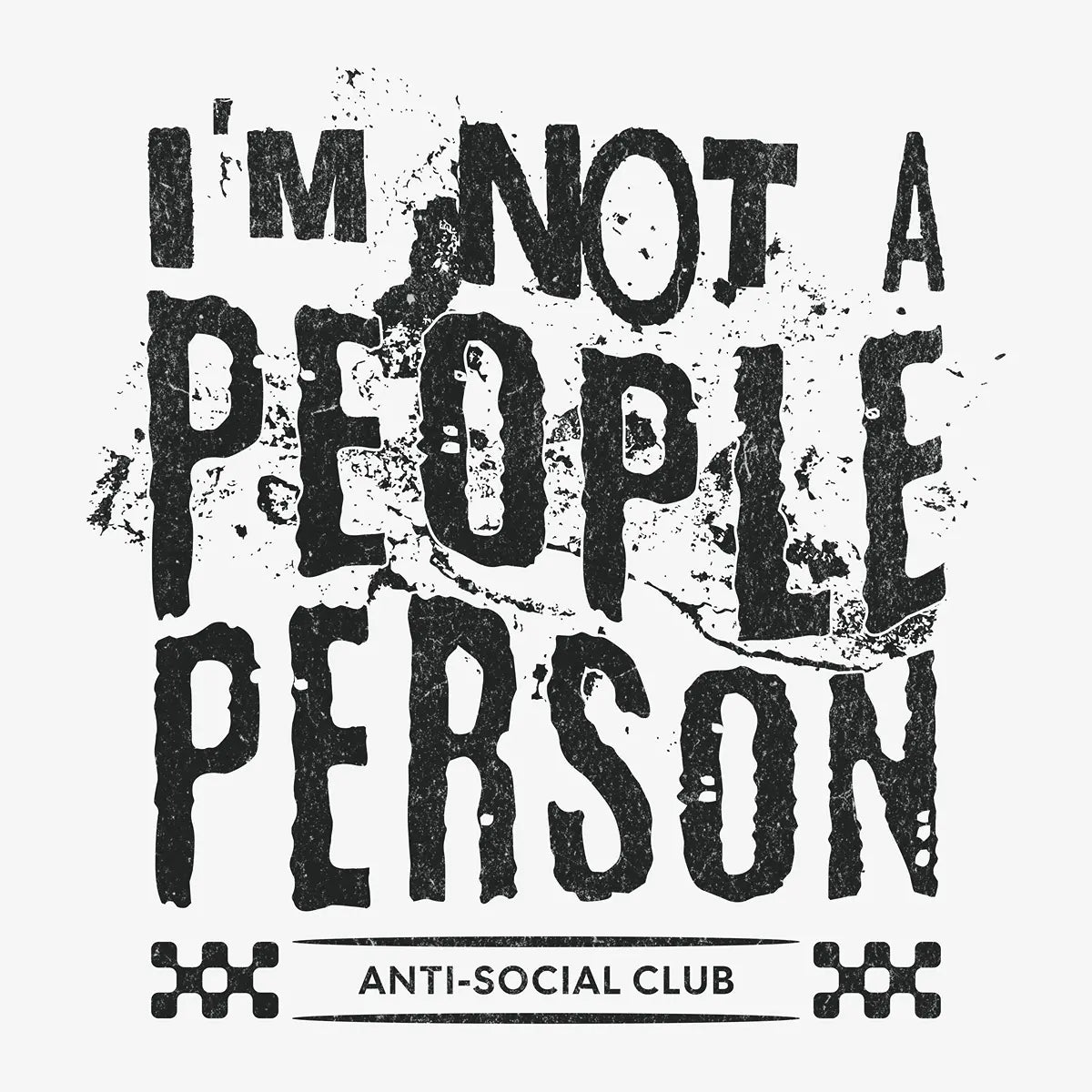 I'm Not A People Person- Short Sleeve Tee Framed Greetings