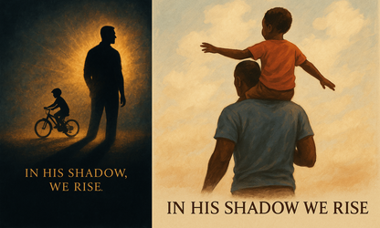 In His Shadow, We Rise – Fine Art Father’s Day Print
