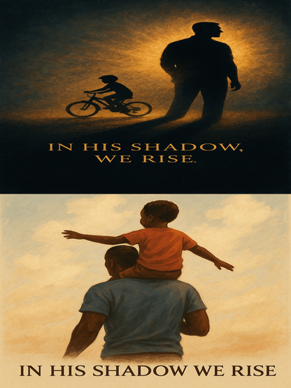 In His Shadow, We Rise – Fine Art Father’s Day Print
