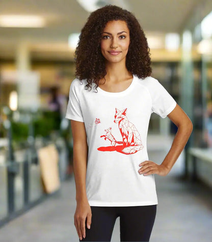 Geometric Wolf - Short Sleeve Tee Kate Lawson