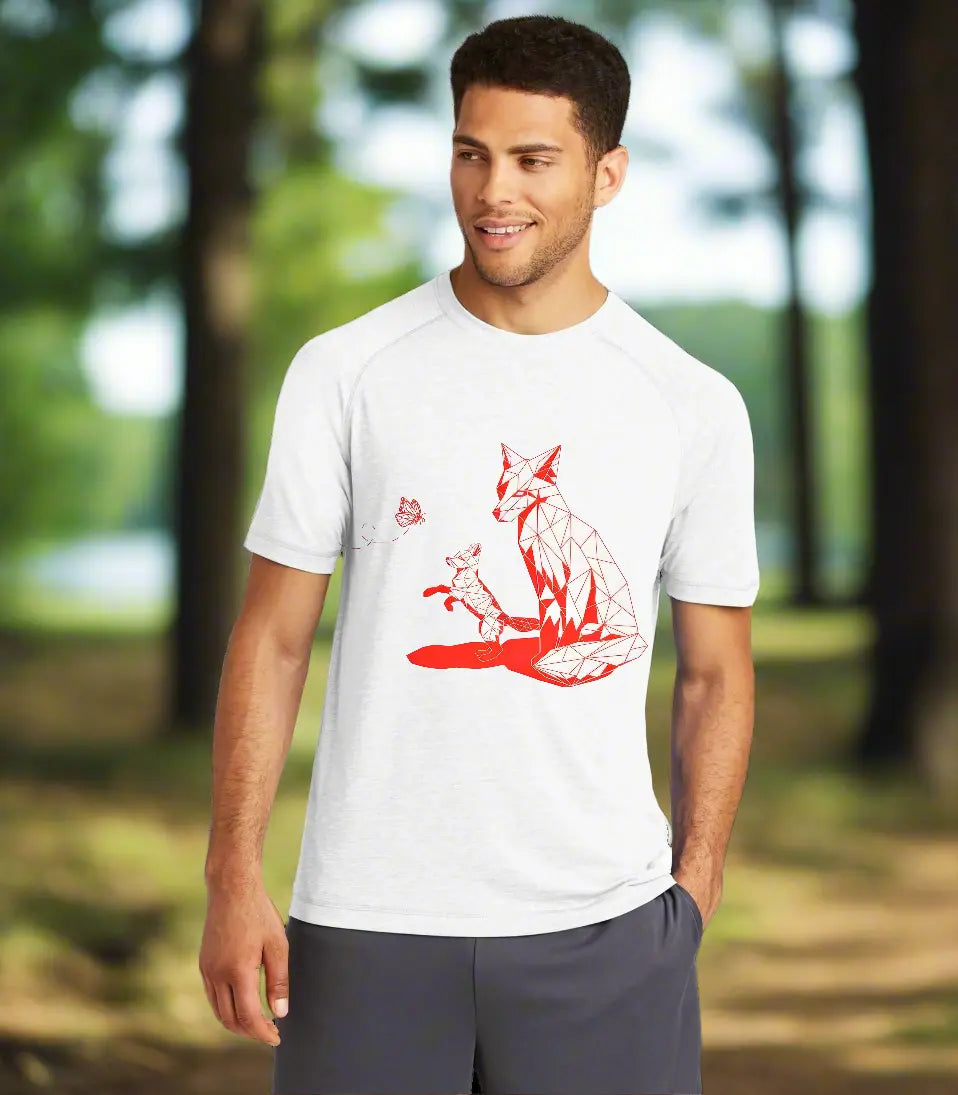 Geometric Wolf - Short Sleeve Tee Kate Lawson