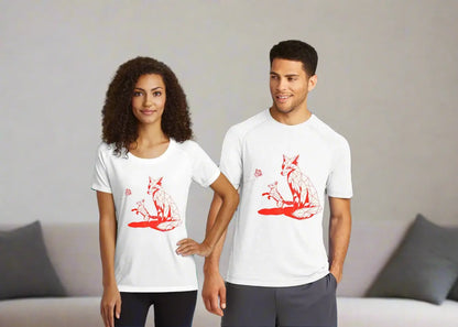 Geometric Wolf - Short Sleeve Tee Kate Lawson