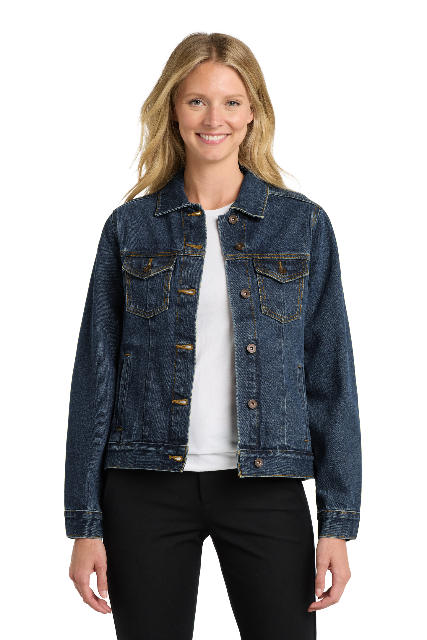 Be Kind to Your Mind – Women’s Embroidered Denim Jacket